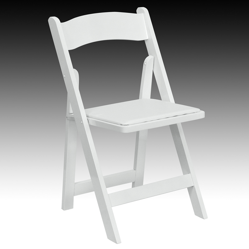 White Wood Garden Chair Superior Party Rentals