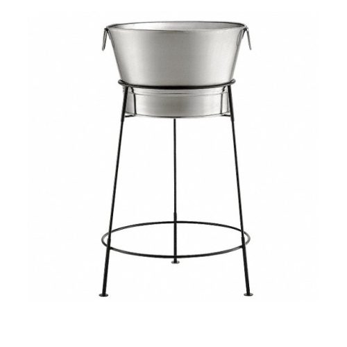 21" Galvanized Tub on Stand