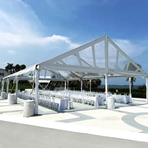 Clear Gable End Tent