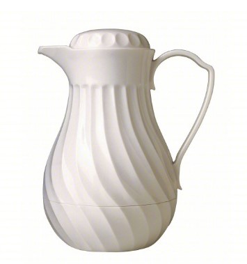 42oz White Swirl Thermal Coffee Server