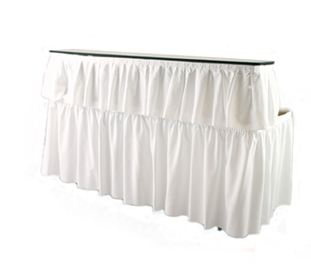 6' 2-Tier Bar with Skirting