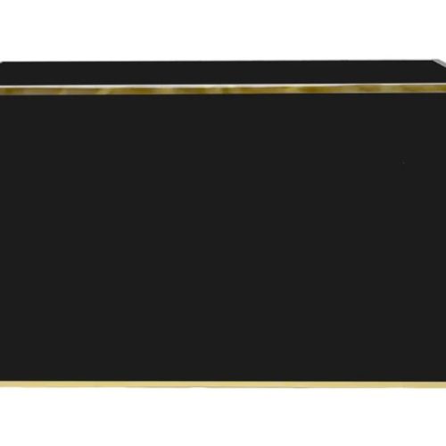 6ft Fenix Promenade Straight Bar - Black Acrylic