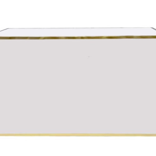 6ft Fenix Promenade Straight Bar WhiteGold Acrylic