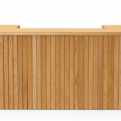 6ft Natural Wood Folding Bar
