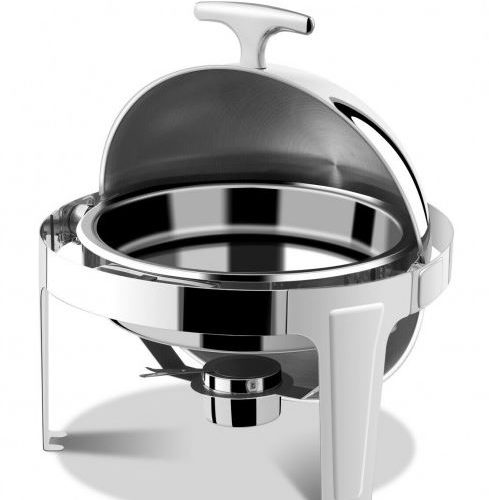 6qt Round Roll Top Chafer