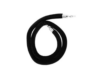Black Velvet Stanchion Rope