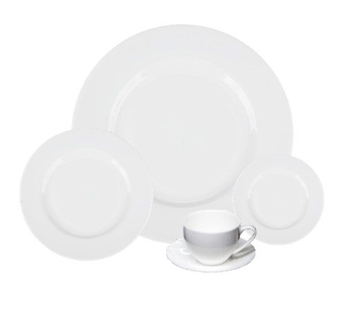 White Round