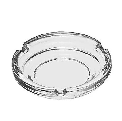 Clear Glass Round Ashtray