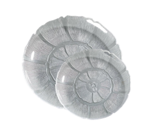 Round Etched Glass