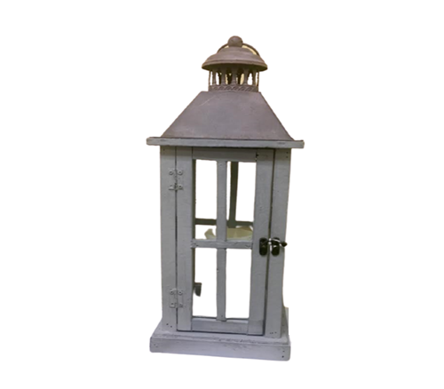 Wood and Metal Lantern