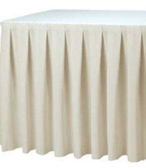Ivory Box Pleat
