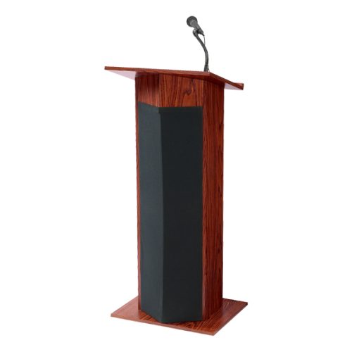 Wood Podium with PA System