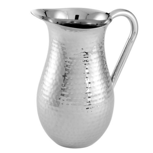 96oz SS Hammered Water Pitcher