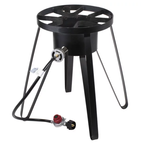 Tripod burner w/stock pot & gas